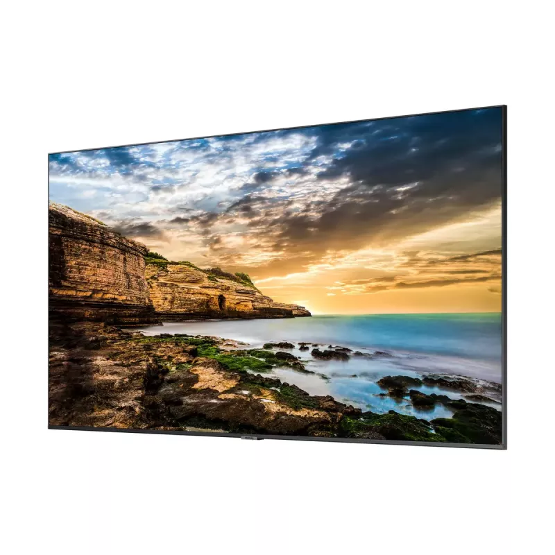 Digitālās izkārtnes plakanais panelis Samsung 65 collu Crystal UHD 4K Signage QE65T LCD 3840 x 2160