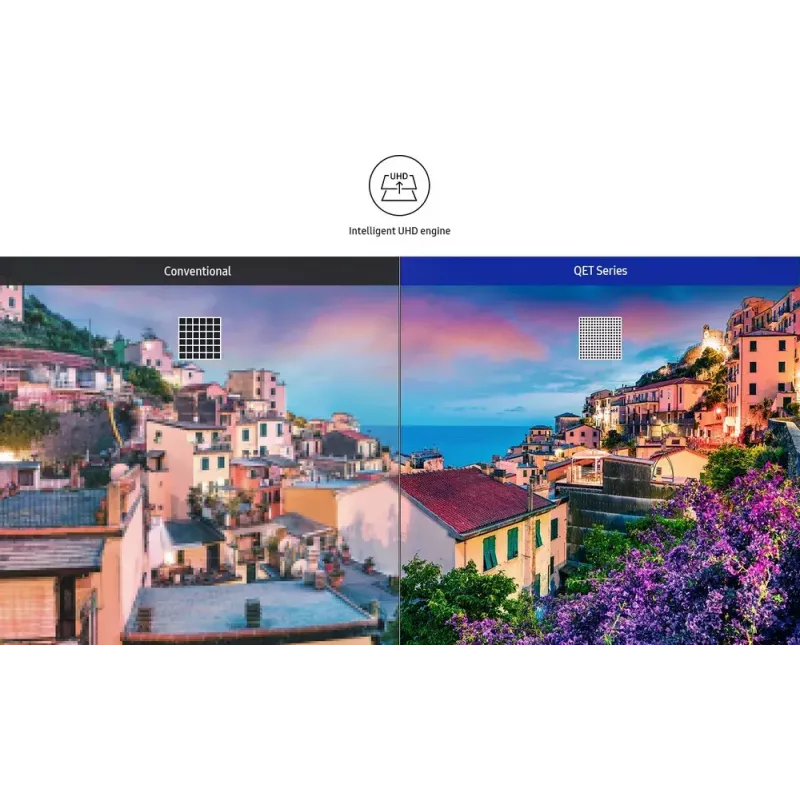 Digitālās izkārtnes plakanais panelis Samsung 65 collu Crystal UHD 4K Signage QE65T LCD 3840 x 2160