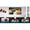 Digitālās izkārtnes plakanais panelis Samsung 65 collu Crystal UHD 4K Signage QE65T LCD 3840 x 2160