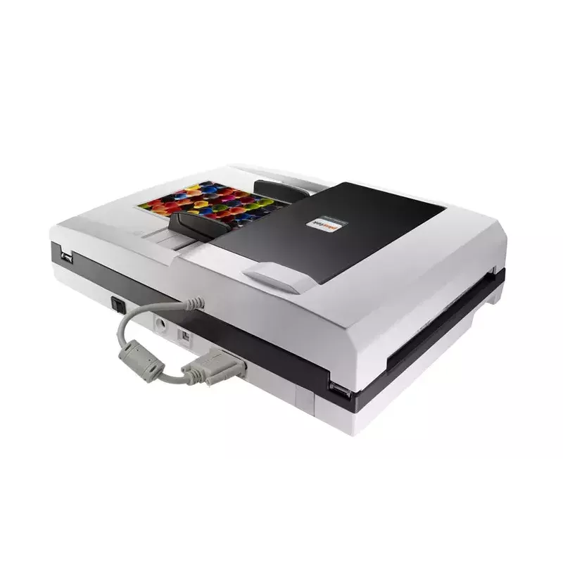 Plustek SmartOffice PL4080 ADF plakanvirsmas un ADF skeneris 600 x 600 DPI A4 Melns, Pelēks