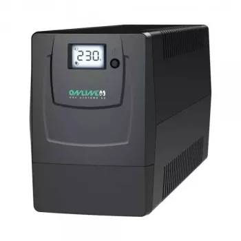 Nepārtrauktās barošanas iekārta ONLINE USV-Systeme YUNTO Smile 800 Line-Interactive 0.8 kVA 480 W 2 maiņstrāvas kontaktligzdas 9 Ah akumulators LCD tornis