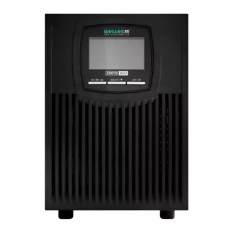 Nepārtrauktas barošanas avota UPS ONLINE USV-Systeme ZINTO 800 T 0,8 kVA 720 W 8 maiņstrāvas rozetēm