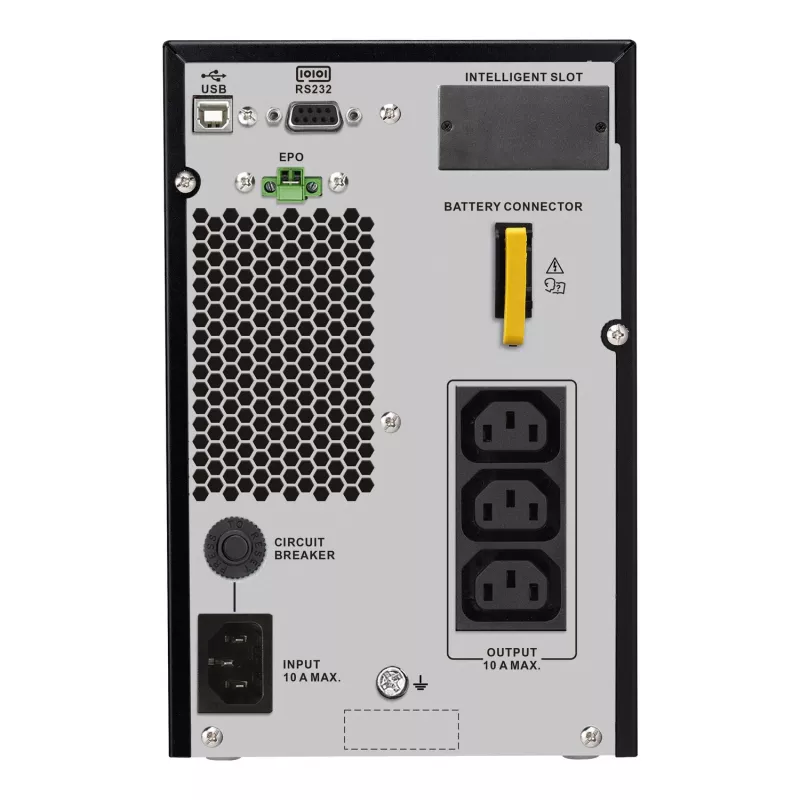 APC SRV1KI-E nepārtrauktās barošanas avots (UPS) Dubultā konversija (Online) 1 kVA 900 W 3 maiņstrāvas kontaktligzdas