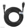 Neomounts HDMI25MM HDMI kabelis - 7,5 metri, 7,5 m, 10,2 Gbit/s, melns