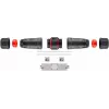 Microconnect KON526 vadu savienotājs RJ-45 melns