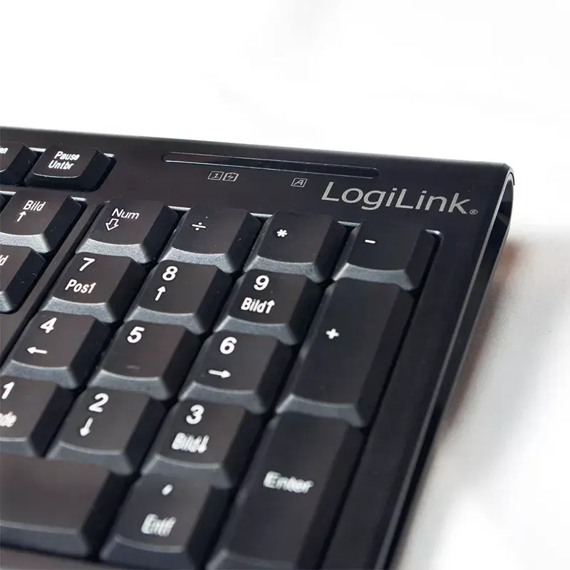 Wireless tastatūra pele Combo LogiLink ID0104 Melns