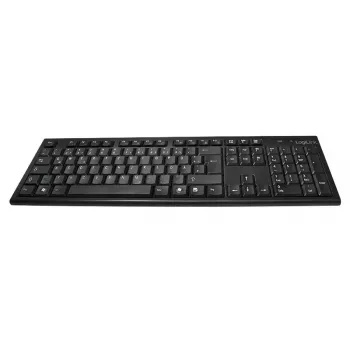 Wireless tastatūra pele Combo LogiLink ID0104 Melns