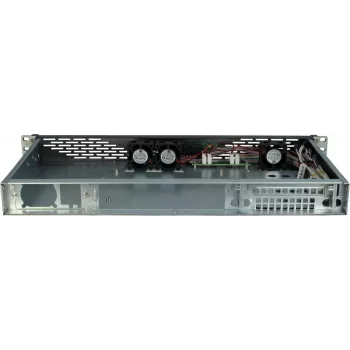 Inter-Tech 1U K-125L Mini ITX pelēks servera korpuss