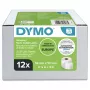DYMO oriģinālās LabelWriter lielās piegādes uzlīmes / vārda kartītes | 54 mm x 101 mm | 12 ruļļi pa 220 (2 640 viegli nolobāmas uzlīmes) | Pašlīmējošas | LabelWriter uzlīmju printeriem