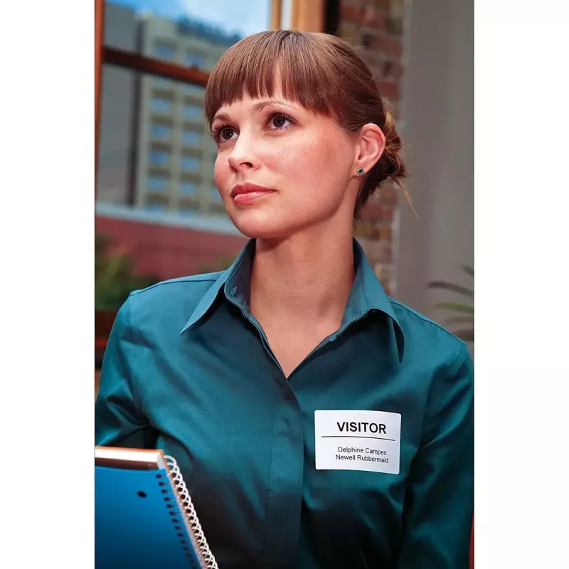 DYMO Authentic LabelWriter tikšanās/vārda nozīmīšu uzlīmes | 51 mm x 89 mm | bezlīmjavas | rullis ar 300 viegli atdalāmām uzlīmēm | LabelWriter uzlīmju printeriem | ražots Eiropā
