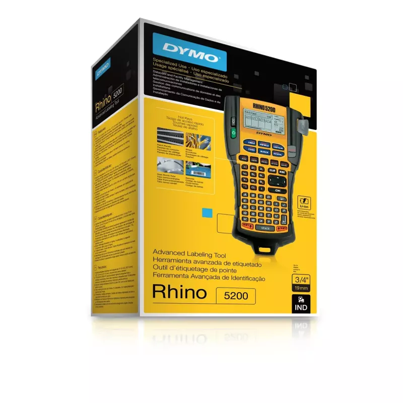 Etiķešu printeris DYMO RHINO 5200 Termiskā pārnese 180 x 180 DPI