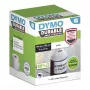 DYMO Authentic LabelWriter Izturīgās Uzlīmes | 104 mm x 159 mm | Balts polipropilēns | 200 lielas pašlīmējošas uzlīmes | Augsta veiktspēja | LabelWriter uzlīmju printeriem