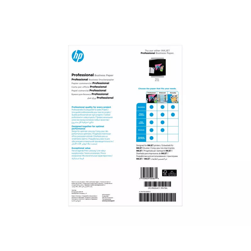 HP Professional Business Paper Matte 180 g/m2 A4 (210 x 297 mm) 150 loksnes