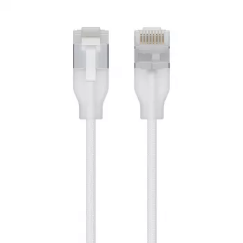 Tīkla komutācijas kabelis UBIQUITI UACC-CABLE-PATCH-EL-C6A-5M-W Cat6a 5 m RJ-45 caurspīdīgi balts