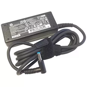 Maiņstrāvas adapteris HP 45W Smart NPFC 3‑Pin Model 854054-001 — 45W barošanas bloks HP klēpjdatoriem (atvērts iepakojums)