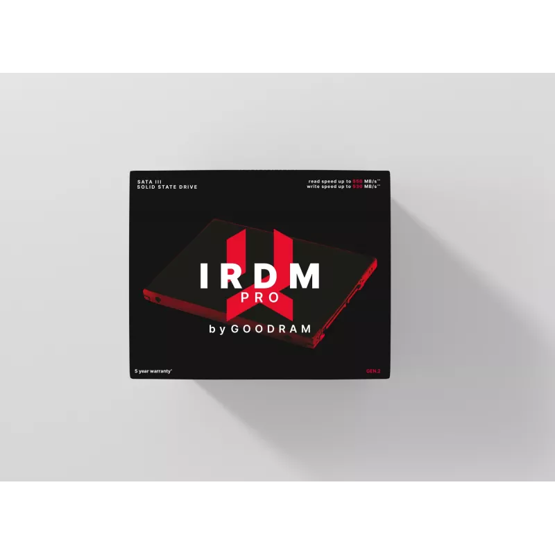 Goodram IRDM PRO gen.2 512 GB 2.5 collu Serial ATA III 3D TLC NAND