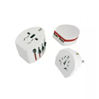Microconnect PETRAVEL12 mobilo ierīču lādētājs Universāls Balts USB Iekštelpām