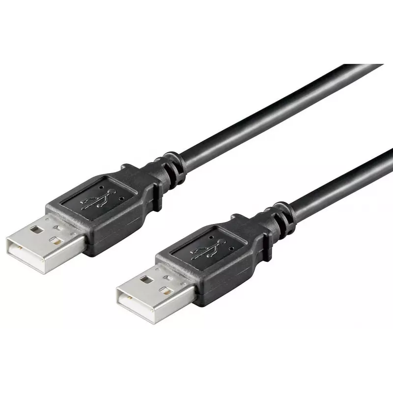 Microconnect USBAA5B USB kabelis USB 2.0 5 m USB A Melns