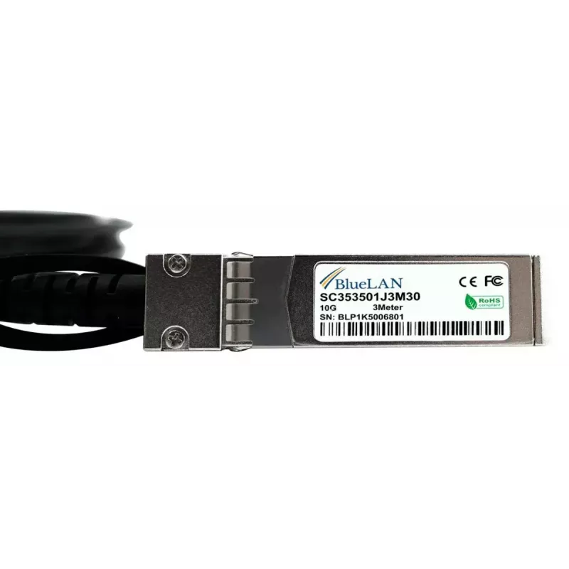 InfiniBand/optiskās šķiedras kabelis BlueOptics 00AY764-BL 2 m SFP+