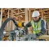 Leņķzāģis DeWALT DWS727-QS, stacionārs kombinētais leņķzāģis, svars 22 kg, augstums 460 mm