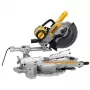 Leņķzāģis DeWALT DWS727-QS, stacionārs kombinētais leņķzāģis, svars 22 kg, augstums 460 mm