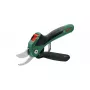 Atzarošanas šķēres Bosch EasyPrune, apvedtipa, nerūsējošā tērauda asmens, 2,5 cm griešanas kapacitāte, uzlādējams 5,4 Wh akumulators, drošības fiksators