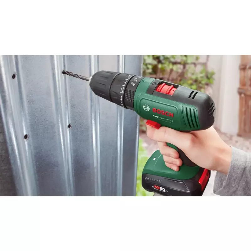 Bosch EasyImpact 18V-40 1630 apgr./min Melns, Zaļš