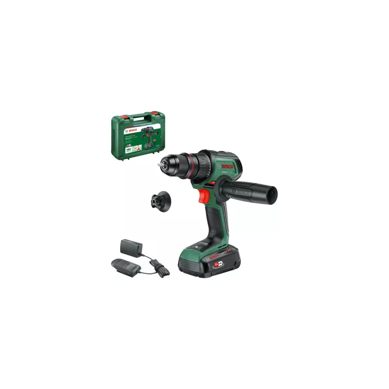 Bezvada urbis Bosch AdvancedDrill 18V-80 ar 2,5 Ah Li‑ion akumulatoru