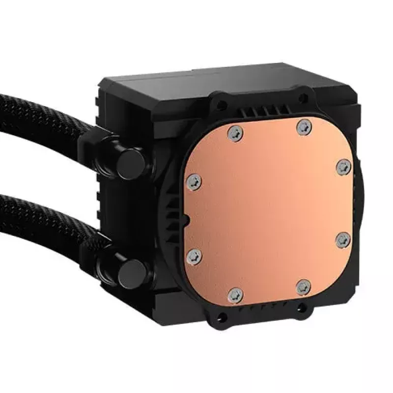 Viss-vienā šķidruma dzesētājs ANTEC SYMPHONY 240 — 120 mm ventilatori, melns, atbalsta AM4/LGA1700