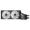 Viss-vienā šķidruma dzesētājs ANTEC SYMPHONY 240 — 120 mm ventilatori, melns, atbalsta AM4/LGA1700