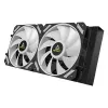 Viss-vienā šķidruma dzesētājs ANTEC SYMPHONY 240 — 120 mm ventilatori, melns, atbalsta AM4/LGA1700