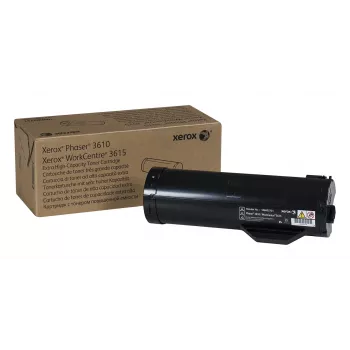 Xerox oriģinālā Phaser® 3610, WorkCentre® 3615 melnā īpaši lielas ietilpības tonera kasetne (25300 lappuses) - 106R02731