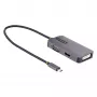 StarTech.com USB C video adapteris, USB C uz HDMI DVI VGA adapteris, līdz 4K 60 Hz, alumīnija, daudzportu video displeja adapteris, saderīgs ar Thunderbolt 3/4, USB Type C ceļojumu adapteris