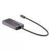 StarTech.com USB C video adapteris, USB C uz HDMI DVI VGA adapteris, līdz 4K 60 Hz, alumīnija, daudzportu video displeja adapteris, saderīgs ar Thunderbolt 3/4, USB Type C ceļojumu adapteris