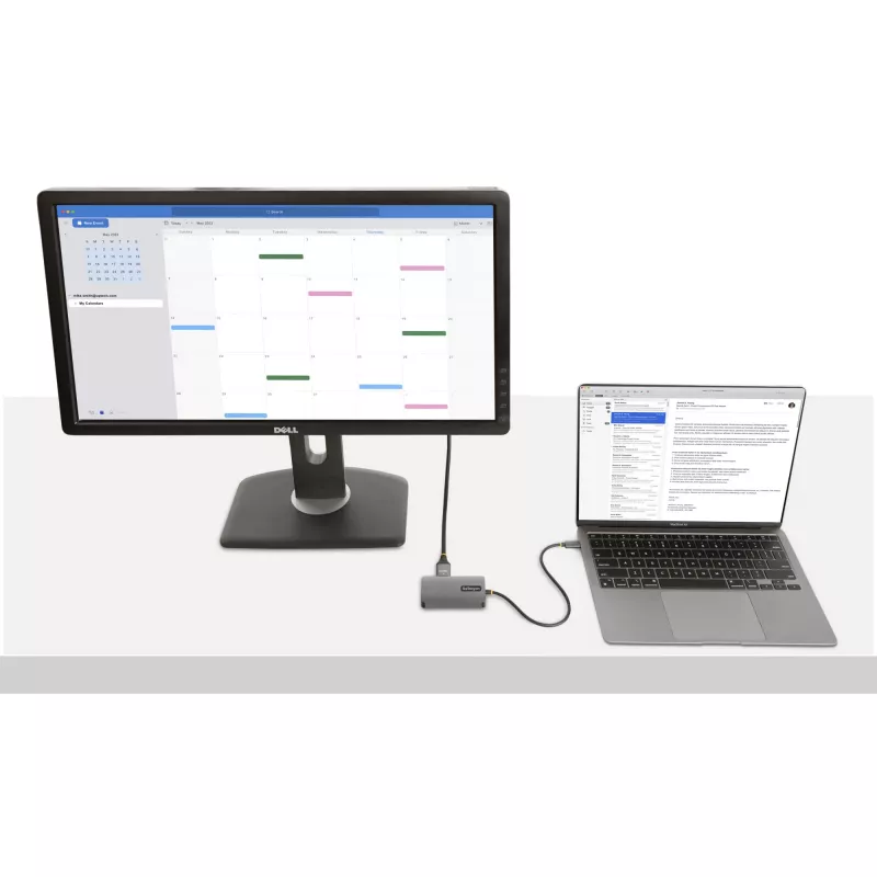 StarTech.com USB C video adapteris, USB C uz HDMI DVI VGA adapteris, līdz 4K 60 Hz, alumīnija, daudzportu video displeja adapteris, saderīgs ar Thunderbolt 3/4, USB Type C ceļojumu adapteris