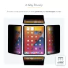 StarTech.com 4 virzienu privātuma ekrāns 11 collu iPad Pro, portreta/ainavas orientācijām, skārienjūtīgs, +/- 30° skata leņķis, bloķē līdz 51% zilās gaismas, pretatspīduma