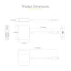 StarTech.com USB C video adapteris, USB C uz HDMI VGA vairāku pieslēgvietu adapteris, 3,5 mm audio, 4K 60Hz HDR, 100W PD caurlaides jaudas padeve, saderīgs ar Thunderbolt 3/4 - USB C displeja ceļojumu adapteris