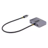 StarTech.com USB C video adapteris, USB C uz HDMI VGA vairāku pieslēgvietu adapteris, 3,5 mm audio, 4K 60Hz HDR, 100W PD caurlaides jaudas padeve, saderīgs ar Thunderbolt 3/4 - USB C displeja ceļojumu adapteris
