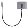 StarTech.com USB C video adapteris, USB C uz HDMI VGA vairāku pieslēgvietu adapteris, 3,5 mm audio, 4K 60Hz HDR, 100W PD caurlaides jaudas padeve, saderīgs ar Thunderbolt 3/4 - USB C displeja ceļojumu adapteris