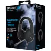 Austiņas SANDBERG BossBlaster USB — vadu spēļu austiņas, 20–20000 Hz, 2 m kabelis, 240 g, melnas
