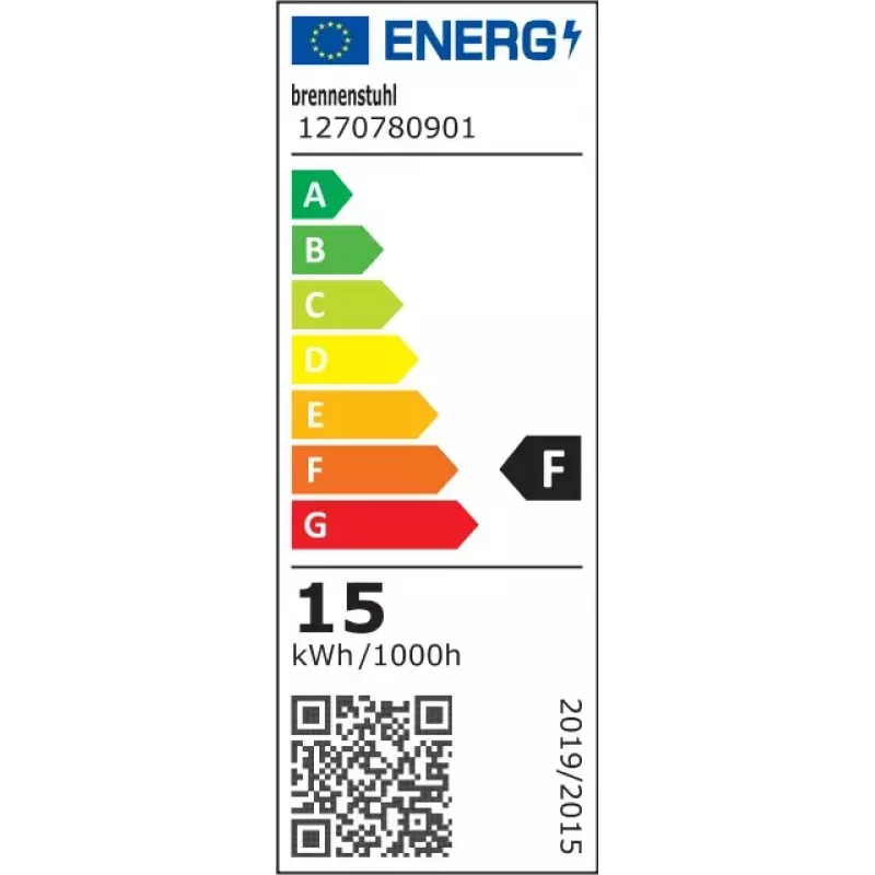 Sienas LED apgaismojums Brennenstuhl 1270780901 Ovāls 1 spuldze 4000K 1680lm IP54