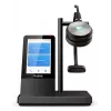 Yealink WH66 Mono UC-DECT bezvadu austiņas, bezvadu, birojam/zvanu centram, 20 - 20000 Hz, 80 g, galvas austiņas, melna