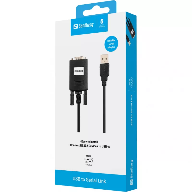 USB–seriālā pārveidotājs Sandberg PL-2303GT