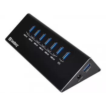 Sandberg USB 3.0 centrmezgls 6+1 porti