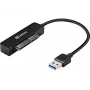 Sandberg USB 3.0 uz SATA saiti, melna, 5 Gbit/s, 20 g, 77 mm, 18 mm, 193 mm