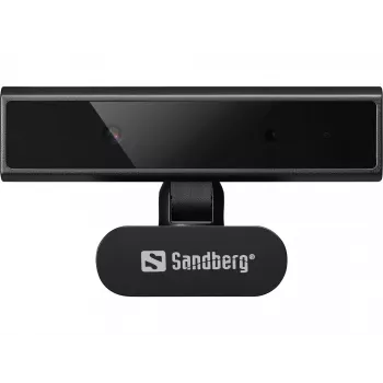 Webcam Sandberg Face-ID Webcam Mini 2 MP Full HD USB-C Melns