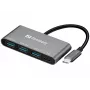 USB-C uz 3xUSB 3.0 centrmezgls + PD Sandberg 136-03