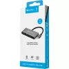 USB-C uz 3xUSB 3.0 centrmezgls + PD Sandberg 136-03