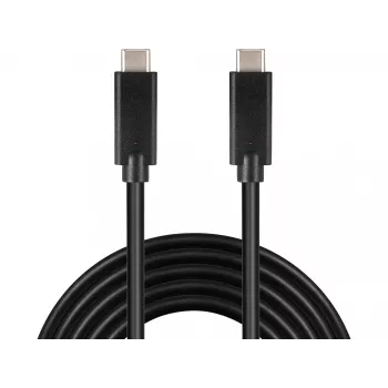 Sandberg USB-C USB-C 2M USB 3.1 Gen.2, 2 m, USB C, USB C, USB 3.2 Gen 2 (3.1 Gen 2), vīrišķais/vīrišķais, melns