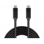 Sandberg USB-C USB-C 2M USB 3.1 Gen.2, 2 m, USB C, USB C, USB 3.2 Gen 2 (3.1 Gen 2), vīrišķais/vīrišķais, melns